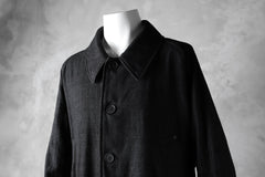 Load image into Gallery viewer, KLASICA DARK CHECK FR-US'40 COAT / WASH OUT MIX WEAVE (DARK CHECK)