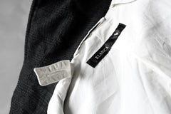 Load image into Gallery viewer, KLASICA DARK CHECK FR-US'40 COAT / WASH OUT MIX WEAVE (DARK CHECK)
