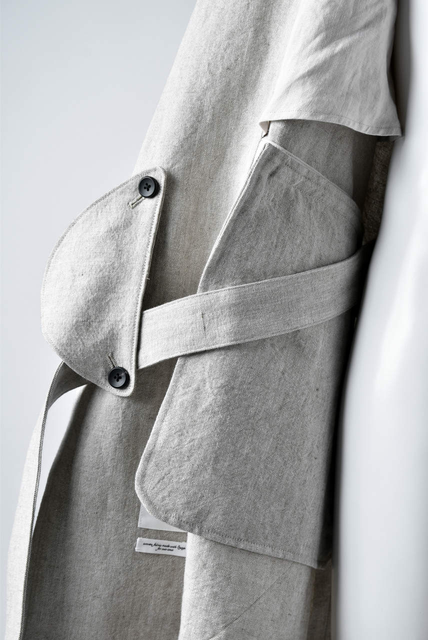 Load image into Gallery viewer, sus-sous moto cycle storm coat (NATURAL)