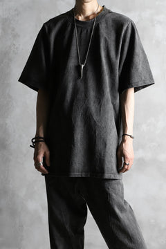 画像をギャラリービューアに読み込む, KLASICA RELAX SIZED SQUARE TEE / GARMENT PIGMENT DYED (PIGMENT GREY)