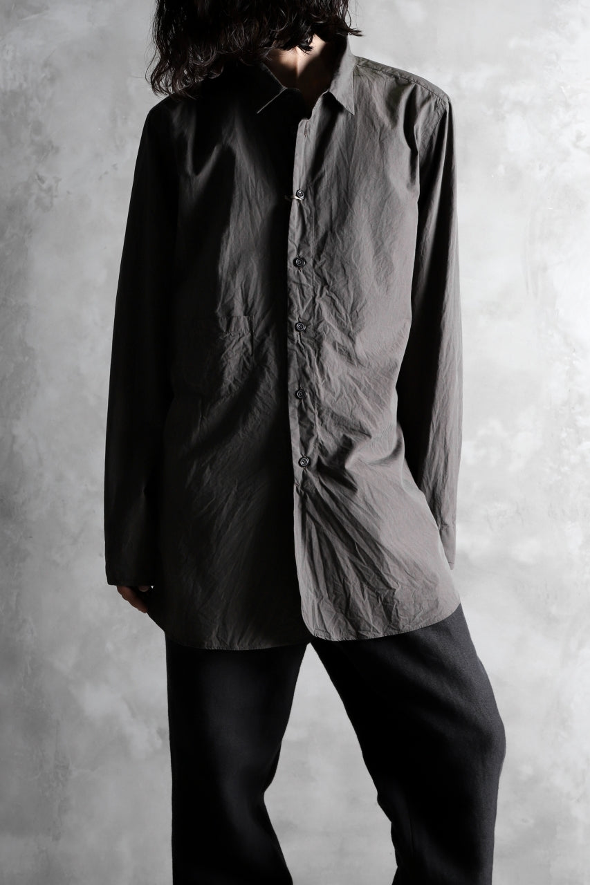 画像をギャラリービューアに読み込む, KLASICA SABRON BUTTON FRY SHIRT / TYPE-WRITER CLOTH (MOSS)