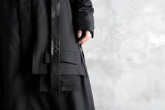 Load image into Gallery viewer, PAL OFFNER EASY LONG BELT / CALF LEATHER (BLACK)