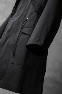 画像をギャラリービューアに読み込む, COLINA M-1948 HOOD PARKA COAT / HIGH DENSITY MILICLOTH (BLACK)