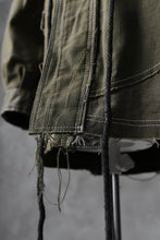 画像をギャラリービューアに読み込む, BACKLASH x LOOM exclusive RECONSTRUCTIVE HOODED JACKET / VINTAGE MILITARY CANVAS