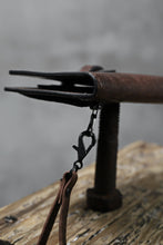 Load image into Gallery viewer, ISAMU KATAYAMA BACKLASH SMART PHONE CASE/PURSE / ITALY DOUBLE SHOULDER (DARK BROWN)