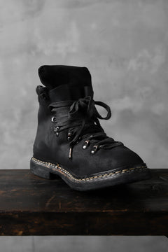 画像をギャラリービューアに読み込む, A DICIANNOVEVENTITRE A1923 Norwegian Laced Boots SH2 / Cavallo Oilo (NERO)