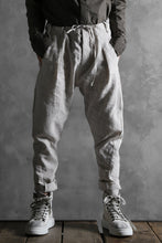 画像をギャラリービューアに読み込む, masnada PANTA BAGGY VAN 6POCKETS / CRUMPLED LINEN COTTON (CHALK)