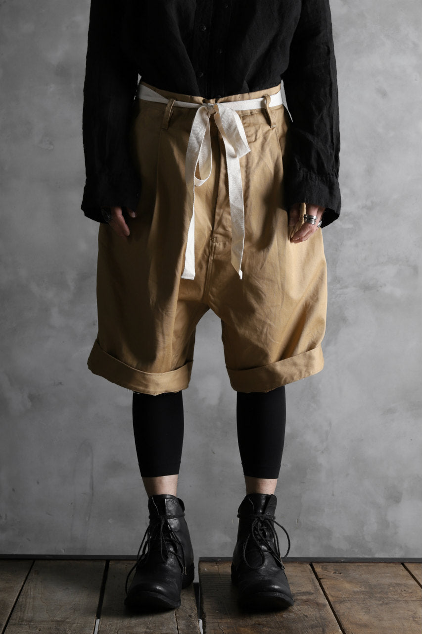 画像をギャラリービューアに読み込む, KLASICA GERALD-cc LOW CROTCH SHORTS / DRY CHINO CLOTH (BEIGE)