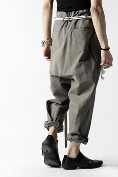 画像をギャラリービューアに読み込む, ISAMU KATAYAMA BACKLASH WIDE TAPERED PANTS / SALT SHRINKAGE TYPEWRITER CLOTH