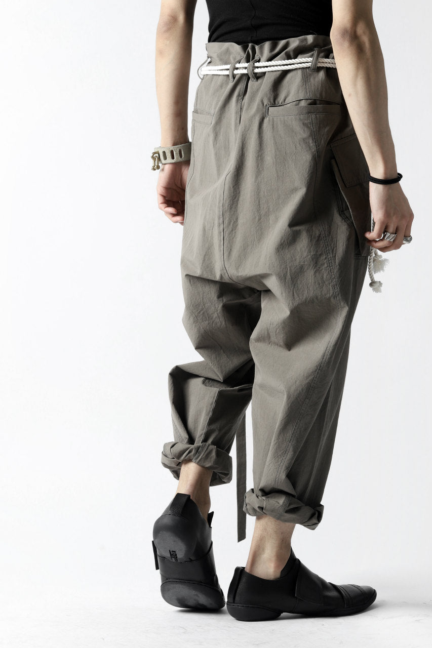 画像をギャラリービューアに読み込む, ISAMU KATAYAMA BACKLASH WIDE TAPERED PANTS / SALT SHRINKAGE TYPEWRITER CLOTH