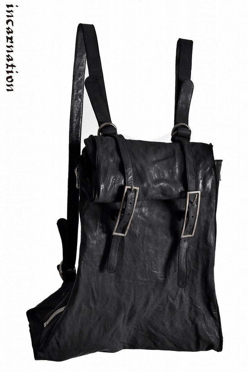 incarnation / ITALIAN BABY CALF backpackカラーブラック