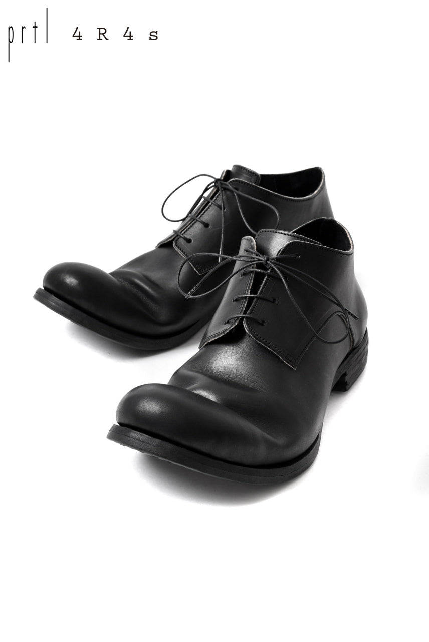 prtl x 4R4s exclusive derby shoes / Harness No Glaze Leather 