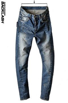 Load image into Gallery viewer, ISAMU KATAYAMA BACKLASH LOWCROTCH SKINNY / 13oz DENIM STRECHED (ICE INDIGO)