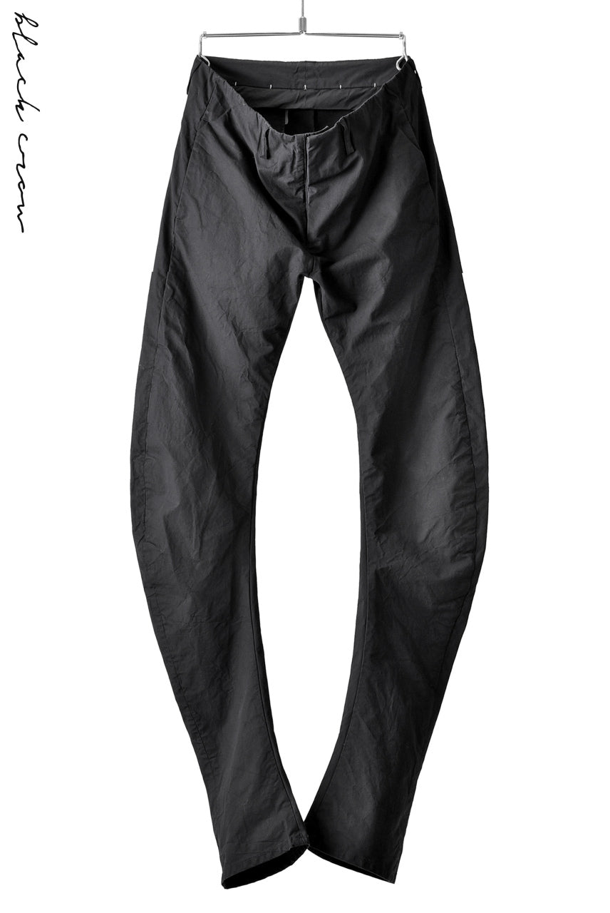 Load image into Gallery viewer, blackcrow high density cotton banana shape trousers (BLACK)