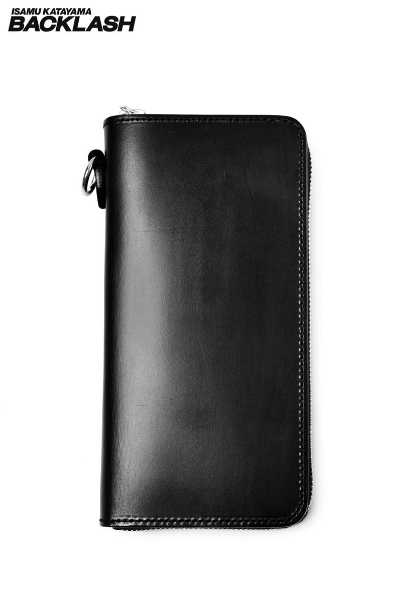 ISAMU KATAYAMA BACKLASH ROUND FASTNER WALLET [ BRIDLE LEATHER ]の