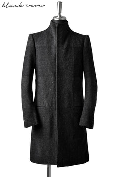 Load image into Gallery viewer, blackcrow standcollar tailorcoat (wool dark check)