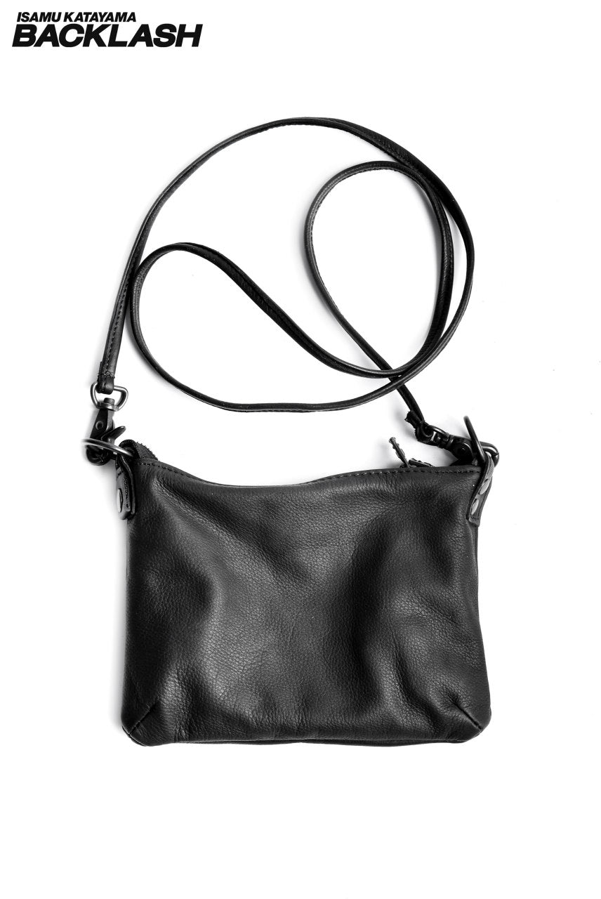 画像をギャラリービューアに読み込む, ISAMU KATAYAMA BACKLASH SACOCHE BAG / WASHABLE STEER (BLACK)