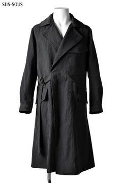 Load image into Gallery viewer, sus-sous moto cycle storm coat (NAVY GREY)