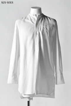 Load image into Gallery viewer, sus-sous shirt long with HOKKOH (WHITE)
