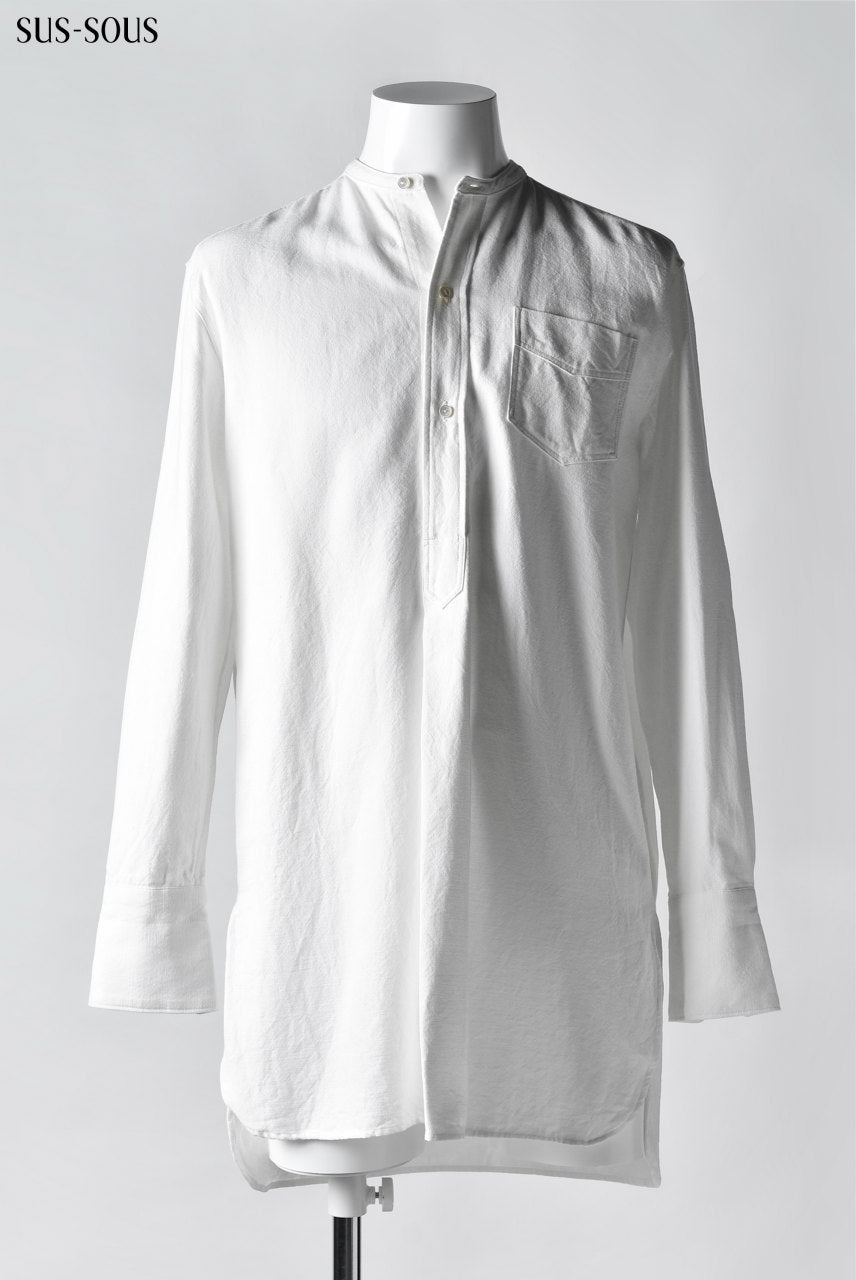 Load image into Gallery viewer, sus-sous shirt long with HOKKOH (WHITE)