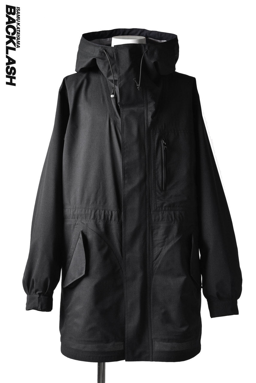 Load image into Gallery viewer, ISAMU KATAYAMA BACKLASH DOT WATER PROOF OVERSIZED HOODIE COAT