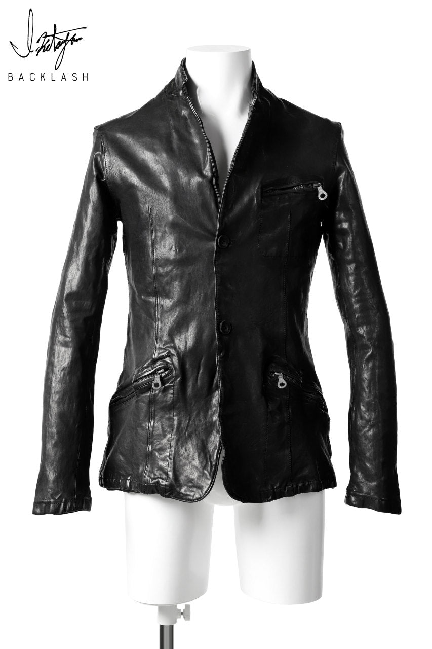 Load image into Gallery viewer, ISAMU KATAYAMA BACKLASH exclusive STAND COLLAR JACKET / 0.6mm ITALY SHOULDER