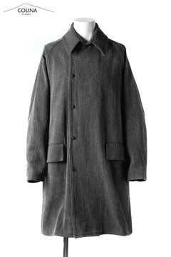 画像をギャラリービューアに読み込む, COLINA WORK COAT / SASHIKO JP-INK DYED (SUMI)