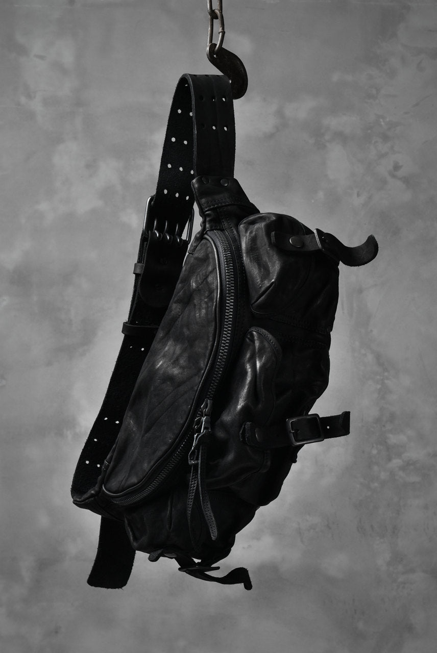 Load image into Gallery viewer, ISAMU KATAYAMA BACKLASH "DoubleShoulder" MIL-BAG (BLACK)