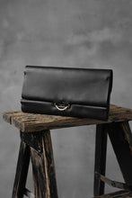 Load image into Gallery viewer, KLASICA LONG WALLET / TEMPESTI OILED COW BENDS LEATHER (BLACK)