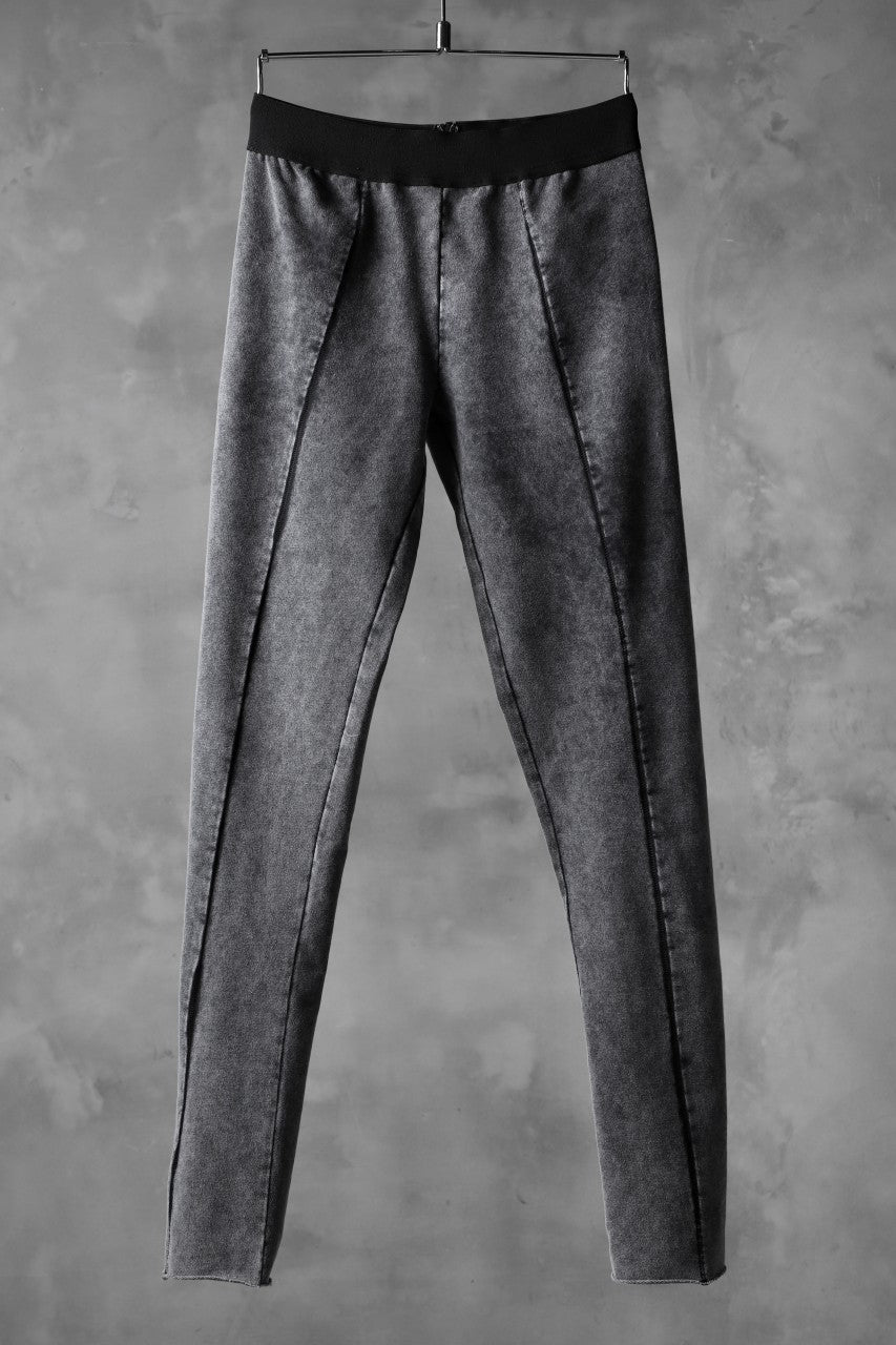 画像をギャラリービューアに読み込む, thomkrom OVERLOCKED LEGGINGS / OILED SPRAY DYE (GREY)