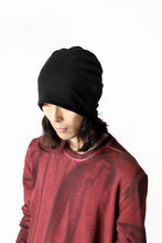 画像をギャラリービューアに読み込む, thomkromBEANY CAP / JERSEY OVERLOCKED (BLACK)