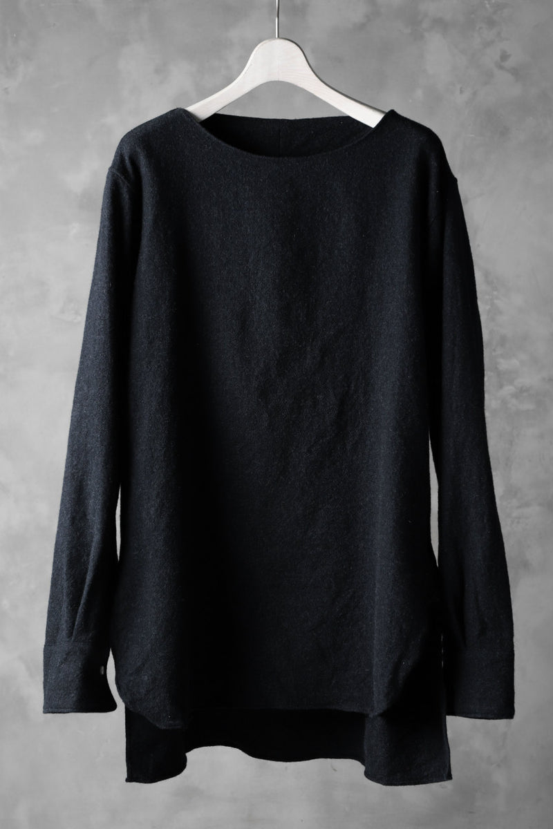 sus-sous(ｼｭｽｰ)shirt pullover スプリングシャツ sus-sous shirt pullover / W100 (NAVY) – LOOM OSAKA