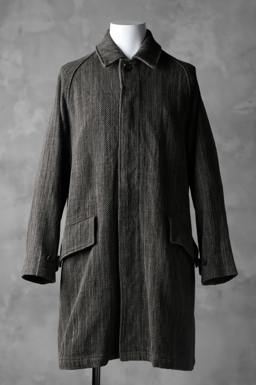 画像をギャラリービューアに読み込む, COLINA BALMACAAN COAT / SASHIKO ZAKURO DYED (ZAKURO)