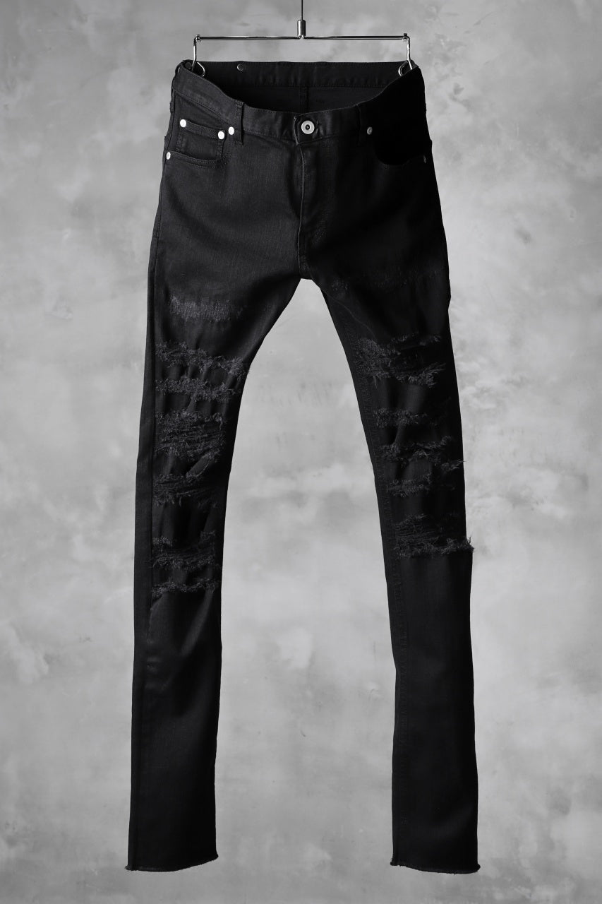 Load image into Gallery viewer, ISAMU KATAYAMA BACKLASH HIGH POWER STRETCH SKINNY PANTS (REPAIRED DEERSKIN)