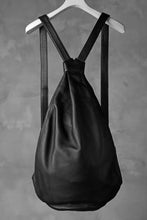 画像をギャラリービューアに読み込む, discord Yohji Yamamoto TUCKED LEATHER BACKPACK (BLACK)