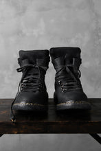 画像をギャラリービューアに読み込む, A DICIANNOVEVENTITRE A1923 Norwegian Laced Boots SH2 / Cavallo Oilo (NERO)