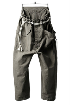 画像をギャラリービューアに読み込む, ISAMU KATAYAMA BACKLASH WIDE TAPERED PANTS / SALT SHRINKAGE TYPEWRITER CLOTH