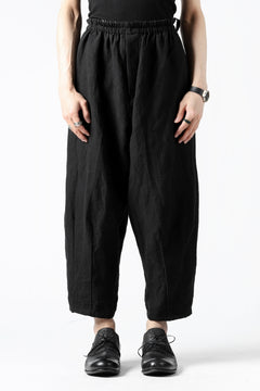 画像をギャラリービューアに読み込む, YUTA MATSUOKA easy darts pants / sofa linen (black)