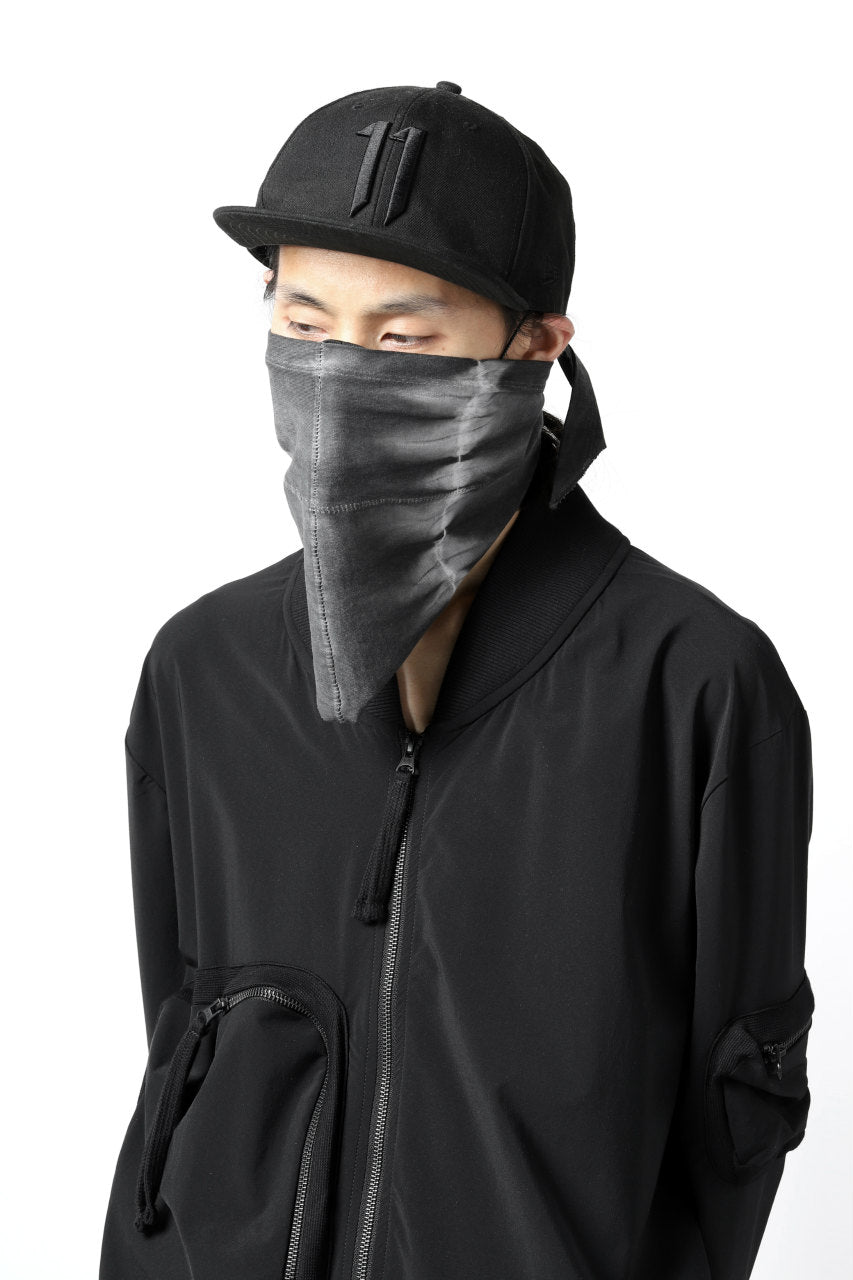 画像をギャラリービューアに読み込む, thomkrom DYEING JERSEY COVERED MASK / BANDANA (COLD DYE BLACK)