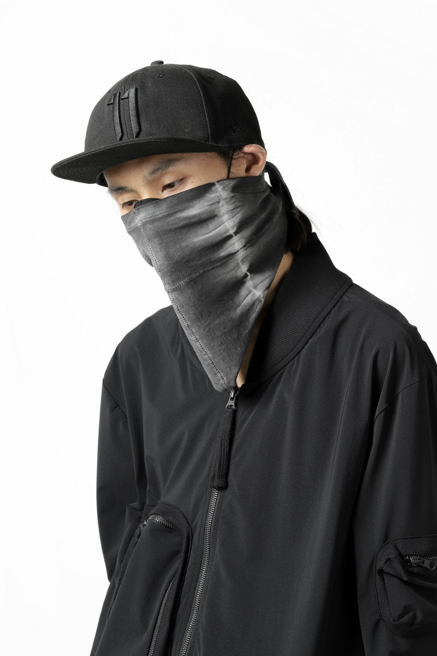 画像をギャラリービューアに読み込む, thomkrom DYEING JERSEY COVERED MASK / BANDANA (COLD DYE BLACK)
