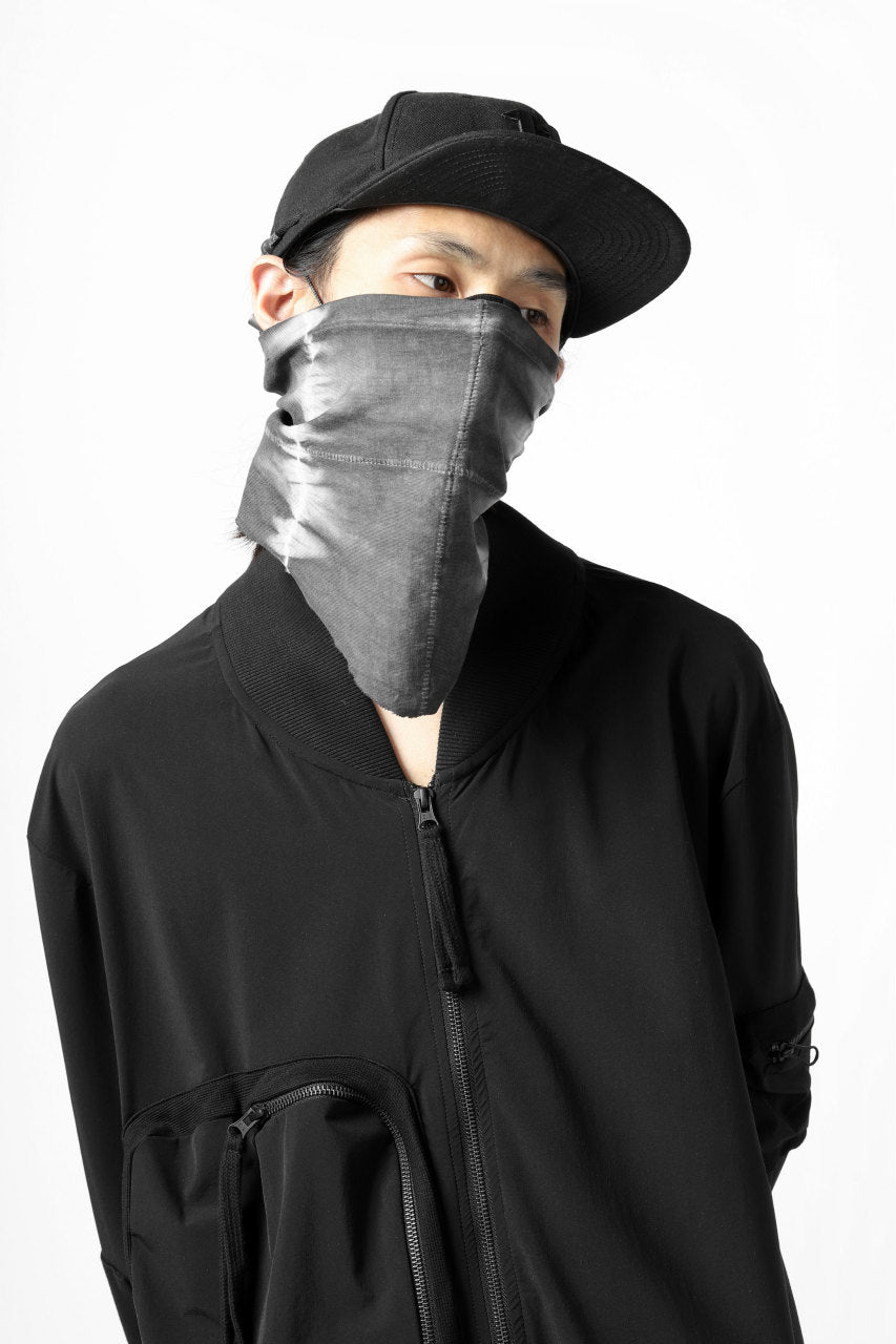 画像をギャラリービューアに読み込む, thomkrom DYEING JERSEY COVERED MASK / BANDANA (COLD DYE BLACK)
