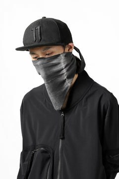 画像をギャラリービューアに読み込む, thomkrom DYEING JERSEY COVERED MASK / BANDANA (COLD DYE BLACK)