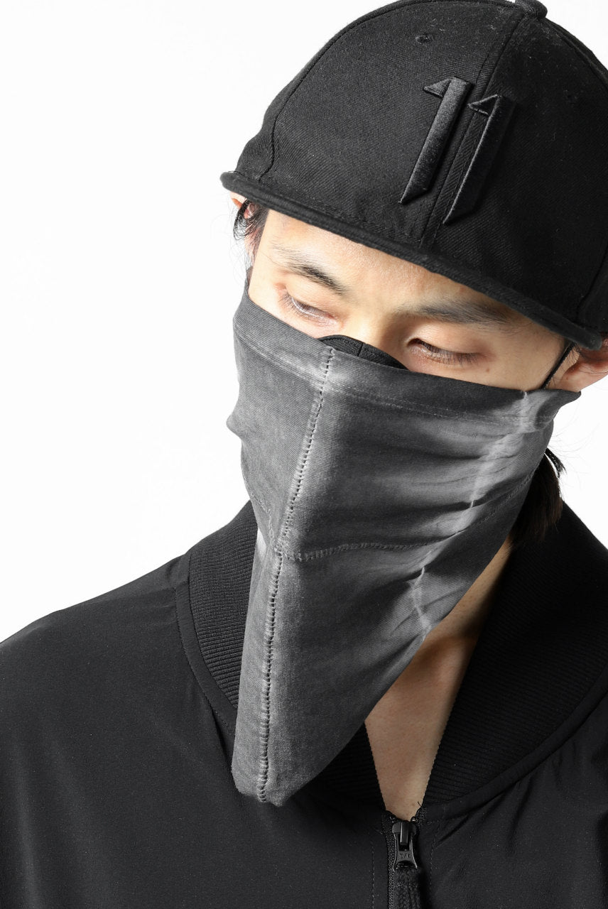 画像をギャラリービューアに読み込む, thomkrom DYEING JERSEY COVERED MASK / BANDANA (COLD DYE BLACK)