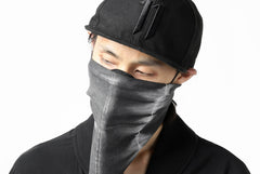 画像をギャラリービューアに読み込む, thomkrom DYEING JERSEY COVERED MASK / BANDANA (COLD DYE BLACK)