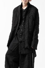 画像をギャラリービューアに読み込む, SOSNOVSKA SQUEEZED STRIPE JACKET (BLACK)