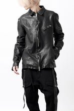 Load image into Gallery viewer, ISAMU KATAYAMA BACKLASH COLLAR ZIP JACKET / POLAND HORSE OBJECT DYED (BLACK)