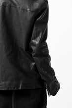 Load image into Gallery viewer, ISAMU KATAYAMA BACKLASH COLLAR ZIP JACKET / POLAND HORSE OBJECT DYED (BLACK)