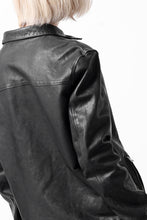 Load image into Gallery viewer, ISAMU KATAYAMA BACKLASH COLLAR ZIP JACKET / POLAND HORSE OBJECT DYED (BLACK)