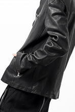 Load image into Gallery viewer, ISAMU KATAYAMA BACKLASH COLLAR ZIP JACKET / POLAND HORSE OBJECT DYED (BLACK)