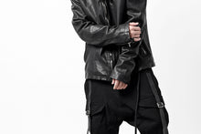 Load image into Gallery viewer, ISAMU KATAYAMA BACKLASH COLLAR ZIP JACKET / POLAND HORSE OBJECT DYED (BLACK)